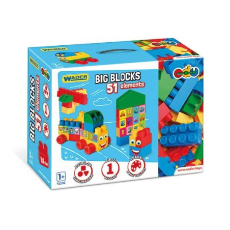 Block med 51 stora element