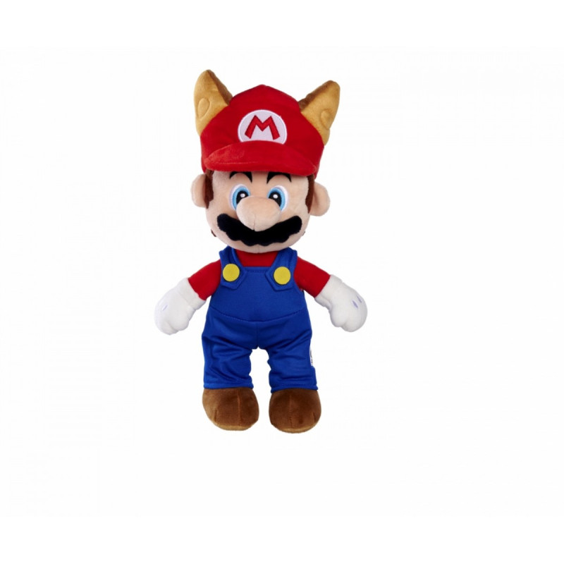 Maskot super mario tvättbjörn mario 30 cm