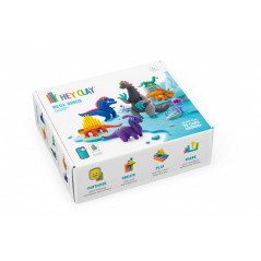 Plastilinsetet Hey Clay Mega Dinosaurier