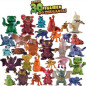 Set med skräckfigurer - en kladdig burgare