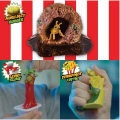 Set med skräckfigurer - en kladdig burgare | HandlaSmidigt.se
