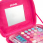 Resväska make up girabrilla rosa med guld