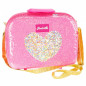 Resväska make up girabrilla rosa med guld