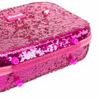 Resväska make up girabrilla rosa-silver