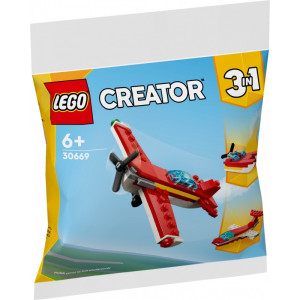 Klosskreatör 30669 ikonisk röd flygplan