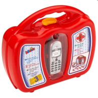 Medicinsk väska med mobiltelefon