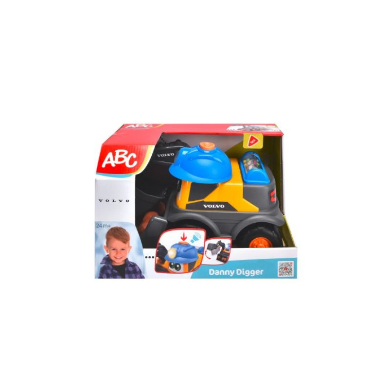 Abc fordon med rassel 26 cm