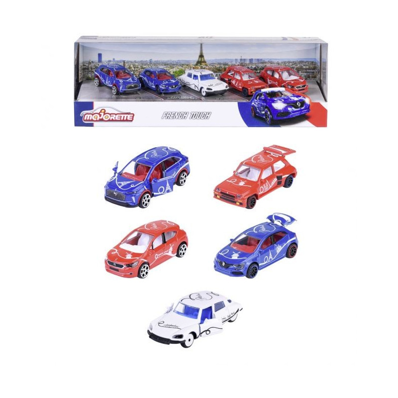 Fordonssats Majorette French Touch 5-pack