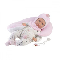 Lalka bobas mimi płacząca z poduszką rogal 42 cm