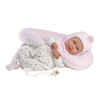 Lalka bobas mimi płacząca z poduszką rogal 42 cm