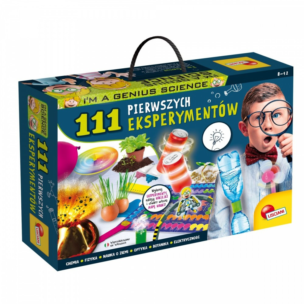 Zestaw naukowy im a genius - 111 pierwszych eksperymentów