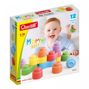 Miękkie klocki momy 12 elementów quercetti
