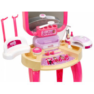 Toaletka barbie z lampą do paznokci hybryd