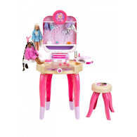Toaletka barbie z lampą do paznokci hybryd