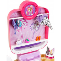 Toaletka barbie z lampą do paznokci hybryd