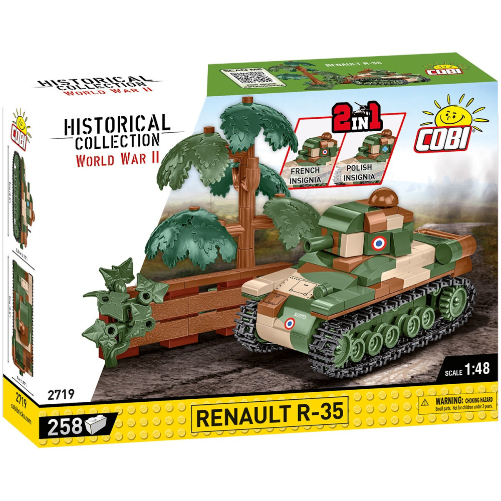 Klocki wwii renault r-35 258 klocków