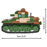 Klocki wwii renault r-35 258 klocków