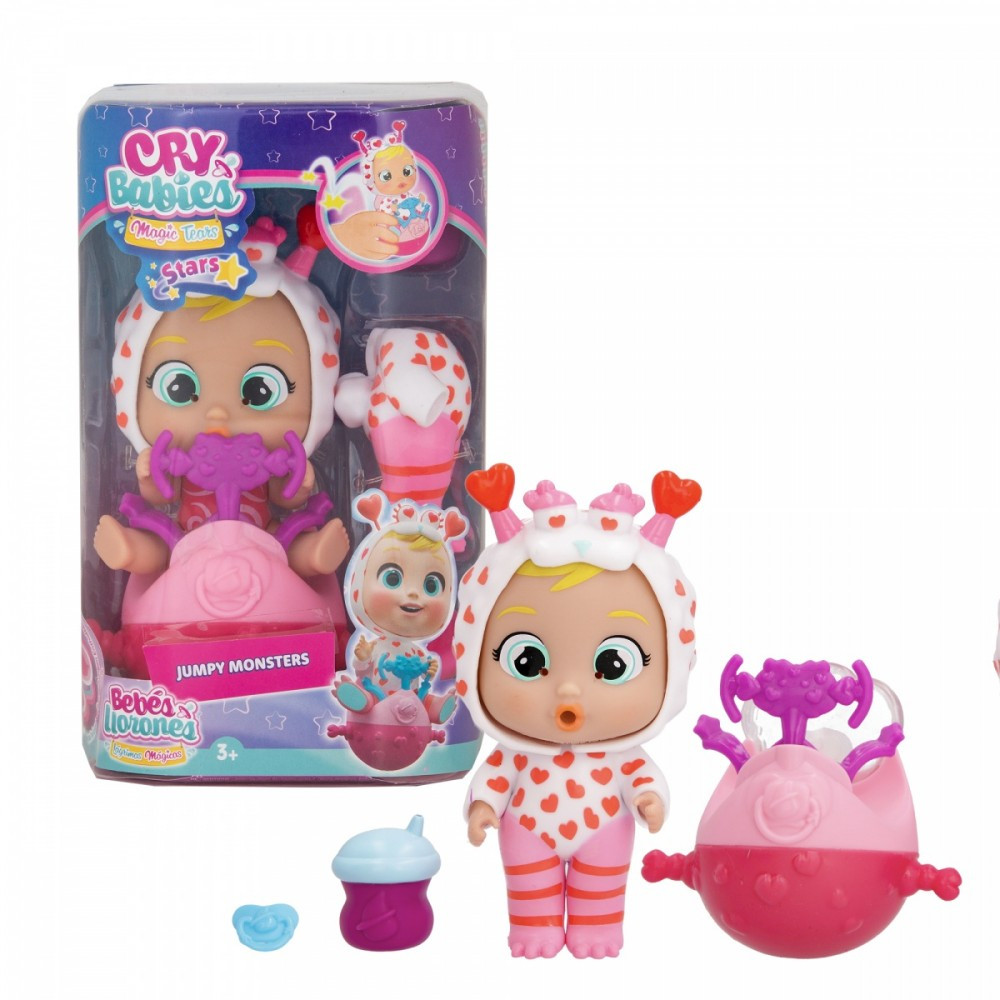 Dockan Cry Babies Stars Jumpy Monsters, Momo Dockan Cry Babies Stars Jumpy Monsters, Momo