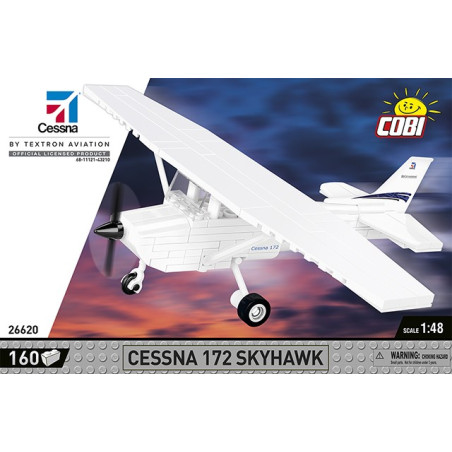 Cobi byggklossar cessna 172 skyhawk 160 klossar vit