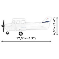 Cobi klocki cessna 172 skyhawk 160 klocków biała