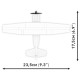 Cobi klocki cessna 172 skyhawk 160 klocków biała