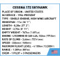 Block av cessna 172 skyhawk 160 block gul