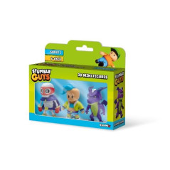 Figurerna Stumble Guys i förpackningen windowbox med 3 figurer. | HandlaSmidigt.se