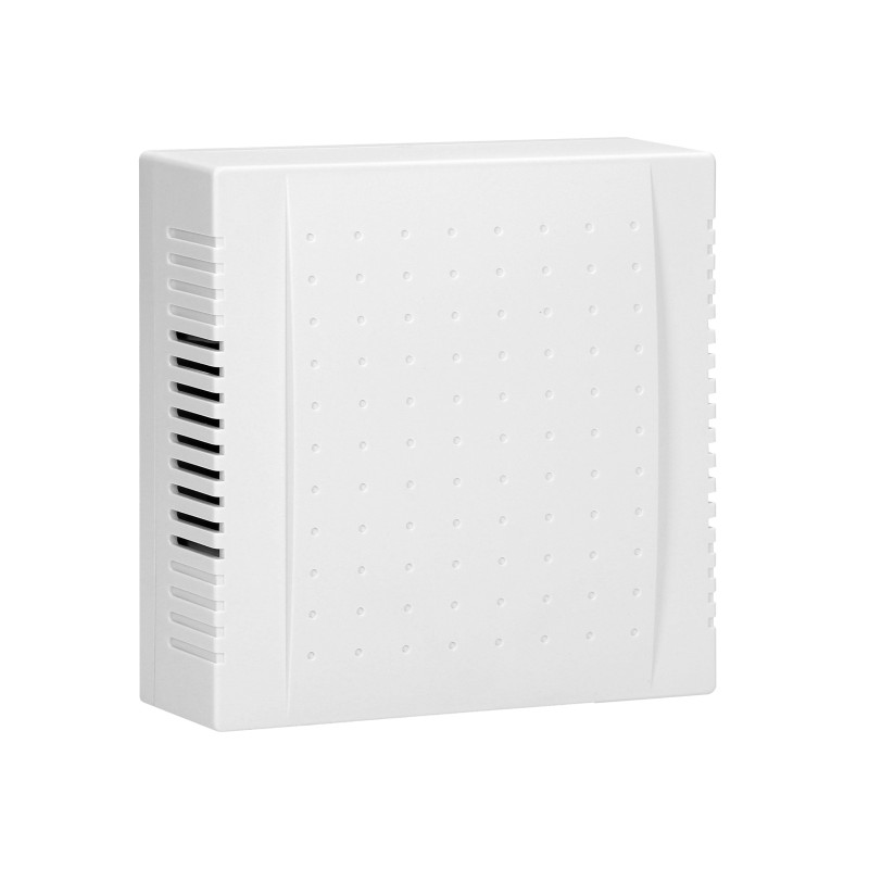 Elektromekanisk tvåtonig klocka QUARTO AC, 230V, vit