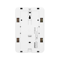 Dzwonek elektromechaniczny dwutonowy BREVIS MAXI AC, 230V, śnieżno biały