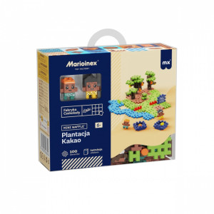 Mini våffelklossar - kakao plantage 100 bitar