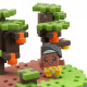 Mini våffelklossar - kakao plantage 100 bitar