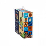 Klocki mini waffle wedel - plantacja kakao 100 elementów