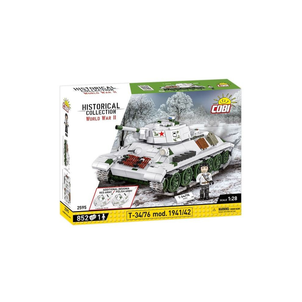 Klossar av stridsvagn T-34-76 modell 1941-42 852 delar