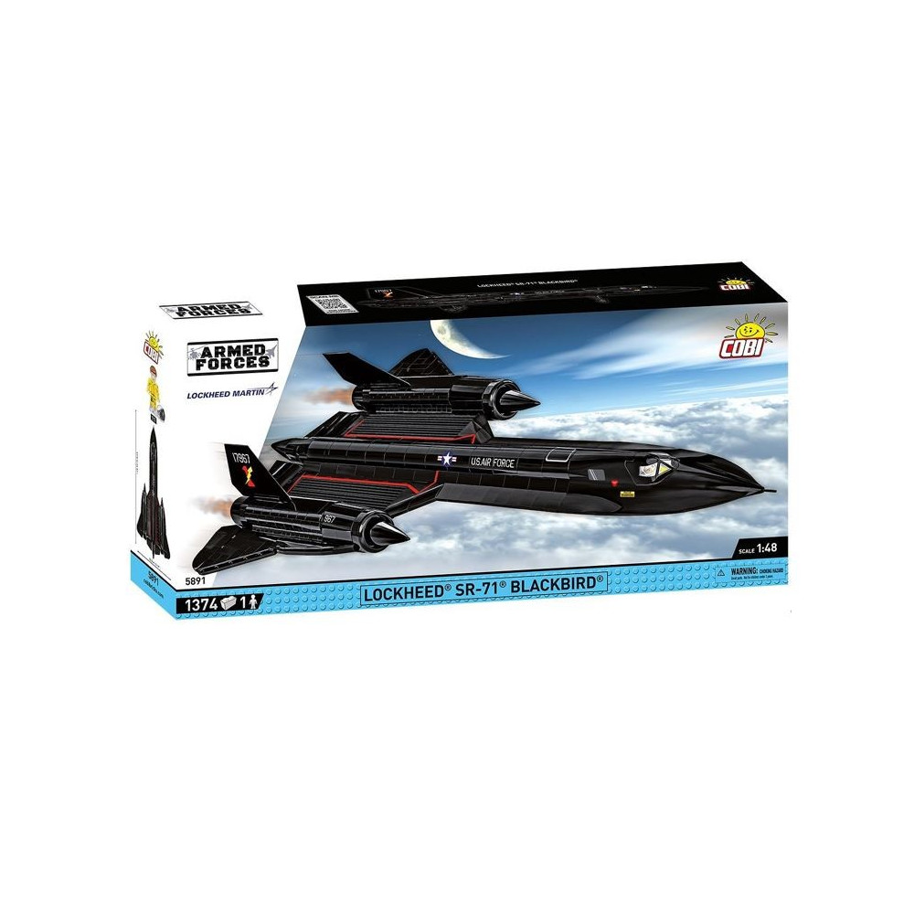 Klocki samolot lockheed sr-71 1374 elementów