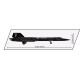 Klocki samolot lockheed sr-71 1374 elementów