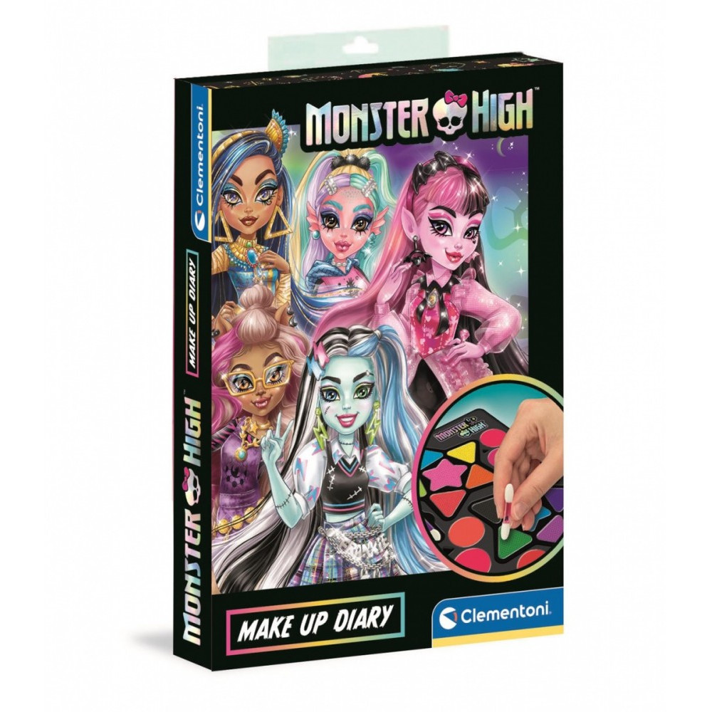 Zestaw kosmetyków monster high upiorna paletka cieni
