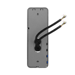 Tvåfamilj videodörrtelefonset, handsfree, färg, LCD 7', OSD-menyn, grindstyrning, svart NOVEO MULTI2