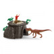 Set med figurer för att erövra dinosaurietemplet.