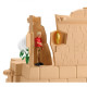 Set med figurer för att erövra dinosaurietemplet.