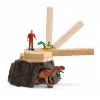 Set med figurer för att erövra dinosaurietemplet.