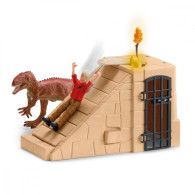 Set med figurer för att erövra dinosaurietemplet.