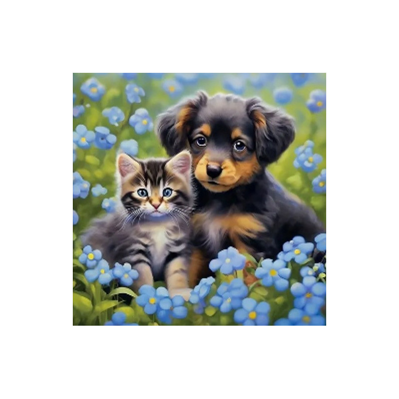 Diamantmosaik - djur