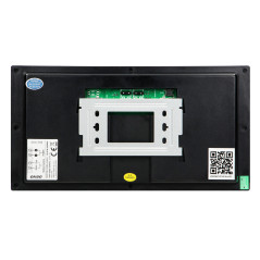 Videomonitor utan hörlurar, färgskärm, LCD 7 tum, pekskärm, WI-FI, för APPOS-systemet, portöppning, svart.