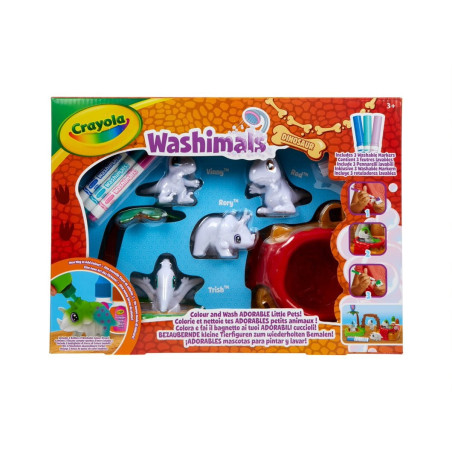 Set med washimals dinosaurier