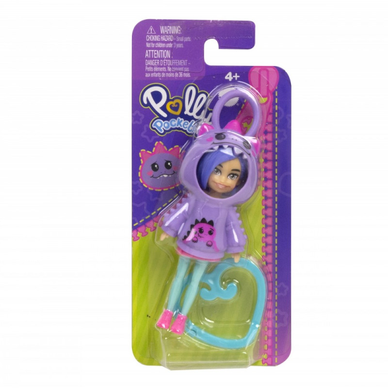 Leksak Polly Pocket hänge dinosaurie