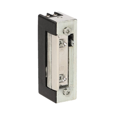 Symmetrisk elektromagnetisk lås med låsfunktion, LÅGSTRÖM 280mA för 12VDC.