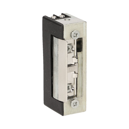 Symmetrisk elektromagnetisk lås med minne, LÅGSTRÖM 280mA för 12VDC.