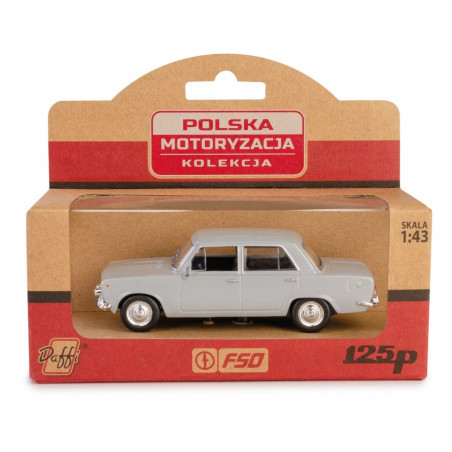Fordonet PRL Fiat 125p askgrå | HandlaSmidigt.se