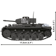 Klocki czołg panzerkampfwagen ii 813 klocków