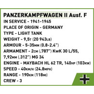 Klocki czołg panzerkampfwagen ii 813 klocków